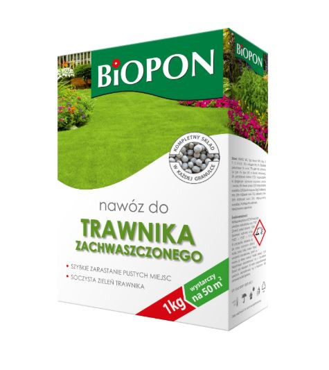 Biopon nawóz trawnik zachwaszczony 1kg