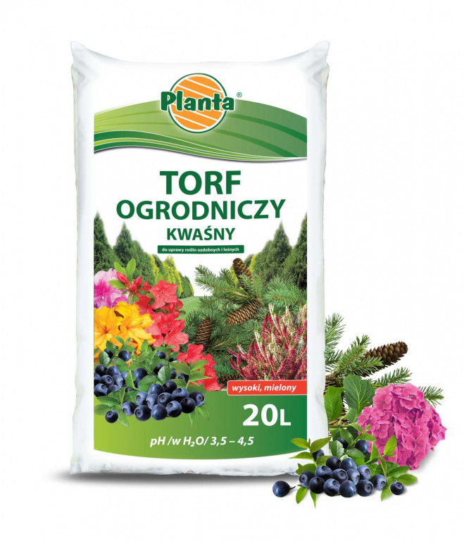 Planta ziemia torf kwaśny 20l pH 3.0-4.0