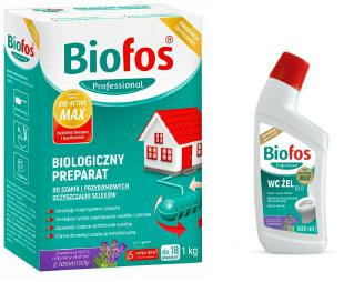 Biofos do szamb 1kg+żel WC Bio 500ml