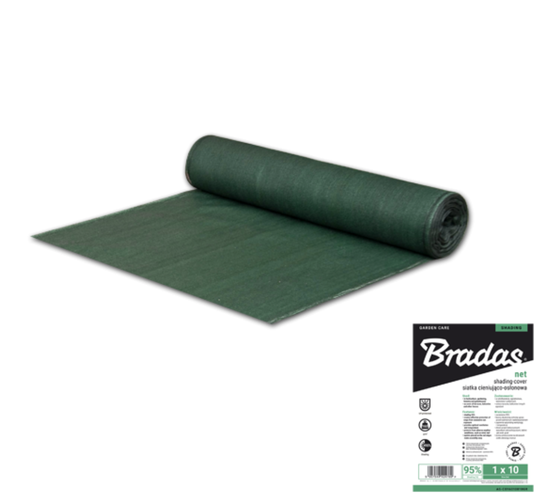 Bradas Siatka 1.5x25m 95% 160g cieniująco-osłonowa