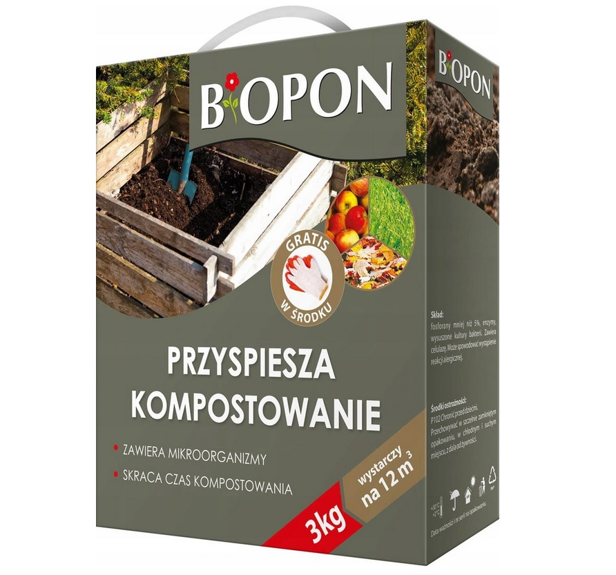 Biopon przyspiesza kompostowanie 3kg