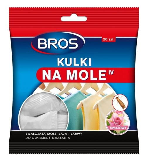 Bros kulki na mole kwiatowe 20szt.