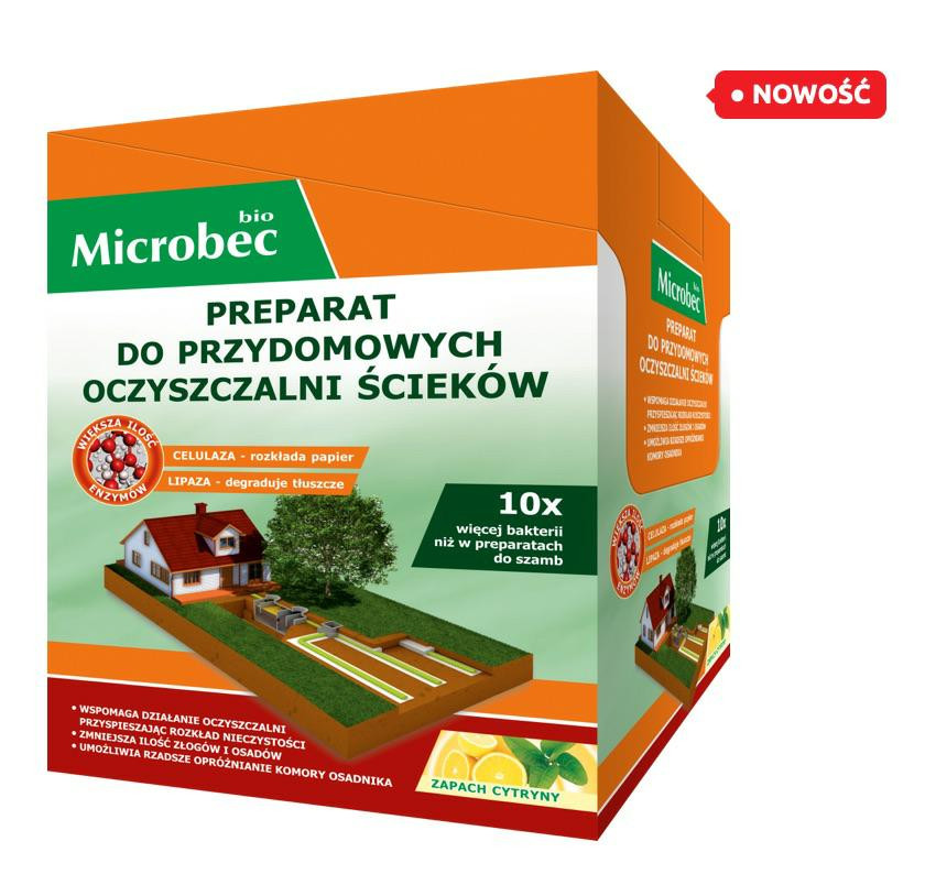 Bros microbec bio aktywator 1.2kg do oczyszczalni