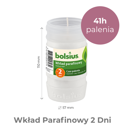 Bolsius Wkład parafinowy 2D