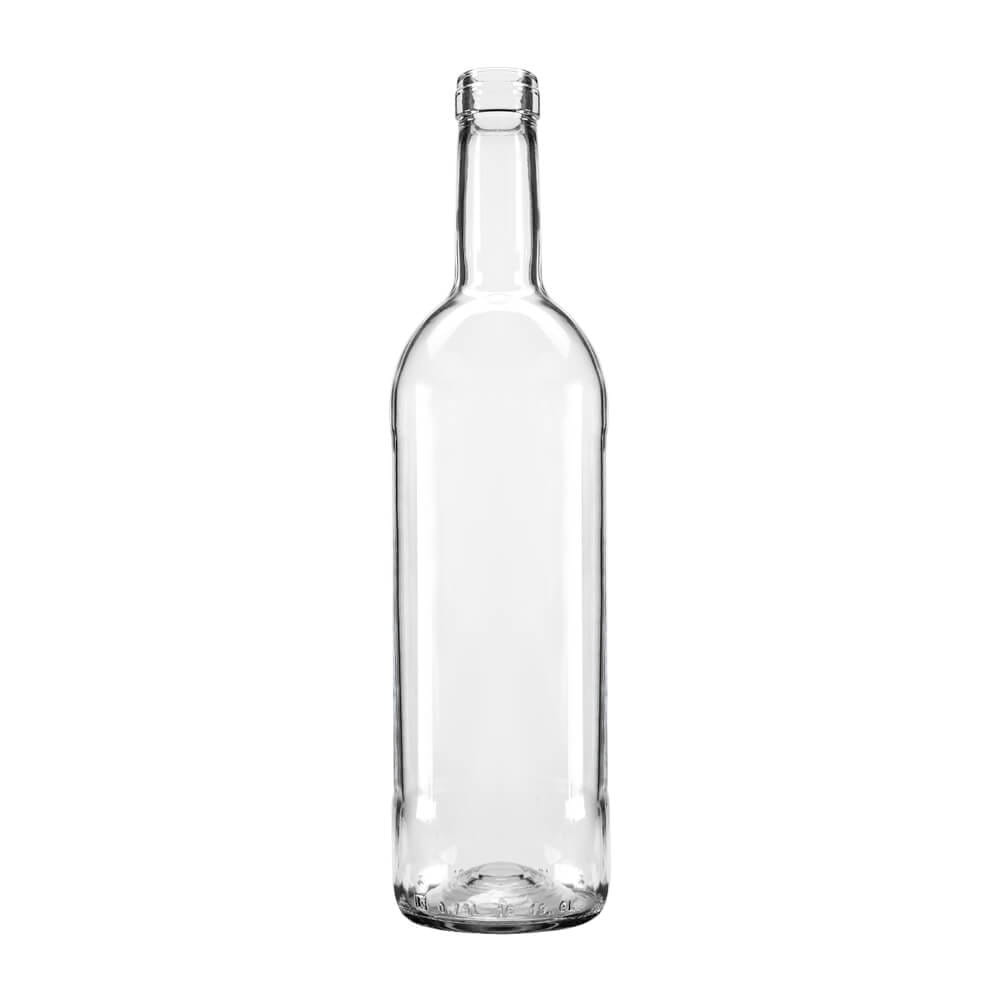 Butelka na wino 750ml biała kod 2871