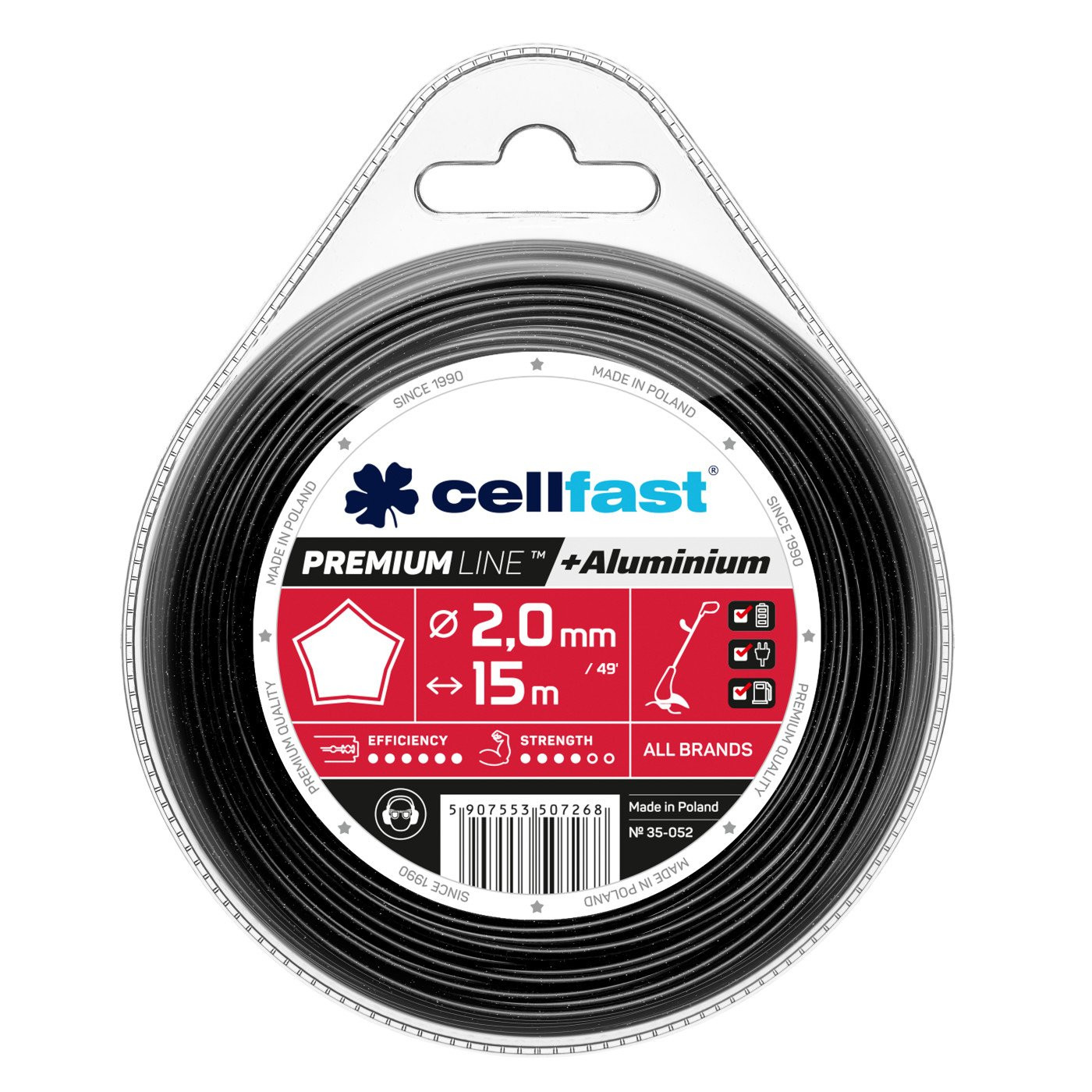 Cell-Fast żyłka PREMIUM gwiazdka 2.4mmx15m