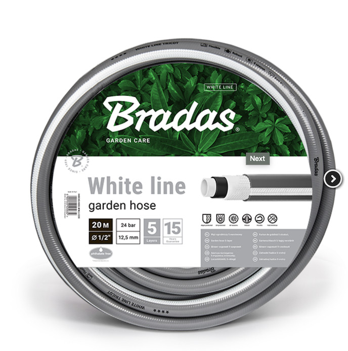 Bradas Wąż white line 3/4 20M