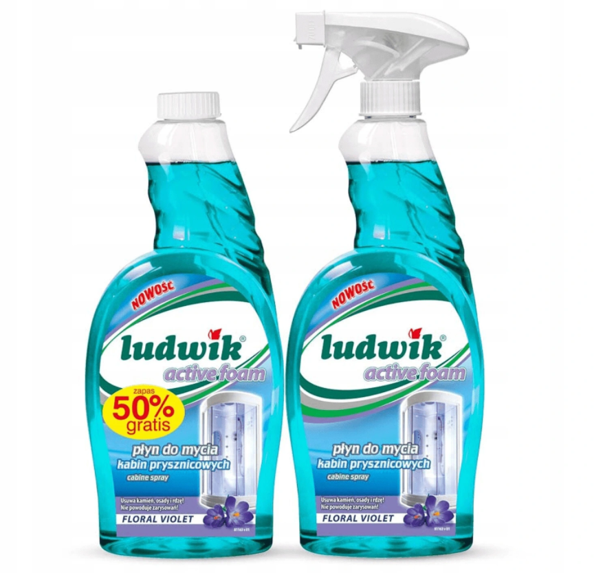 CH-Ludwik do kabin prysznicowych komplet 750ml+zapas 50 gratis