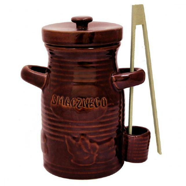 Pojemnik ceramiczny 3.5l brązowy 3163/3200