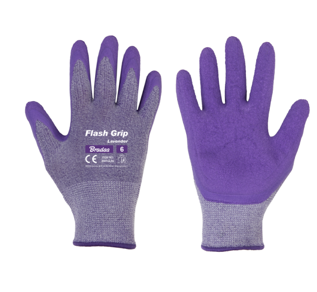 Bradas rękawice Flash Grip Lavender 8