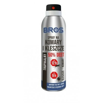 Bros płyn na komary i kleszcze 50% DEET 130ml