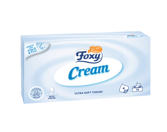 CH-Foxy Cream chusteczki 76szt box