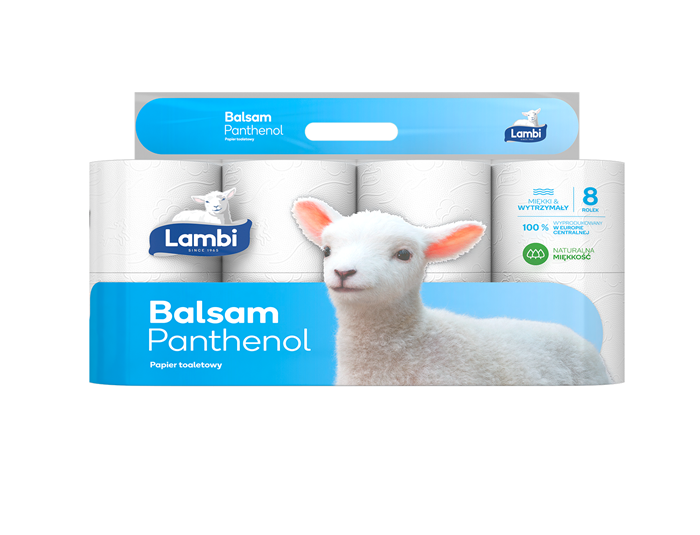 CH-Lambi papier toaletowy balsam panthenol 8szt