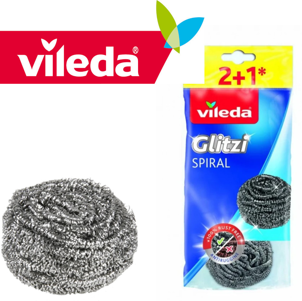 CH-Vileda zmywak spiralny Glitzi Spiral Inox 2+1