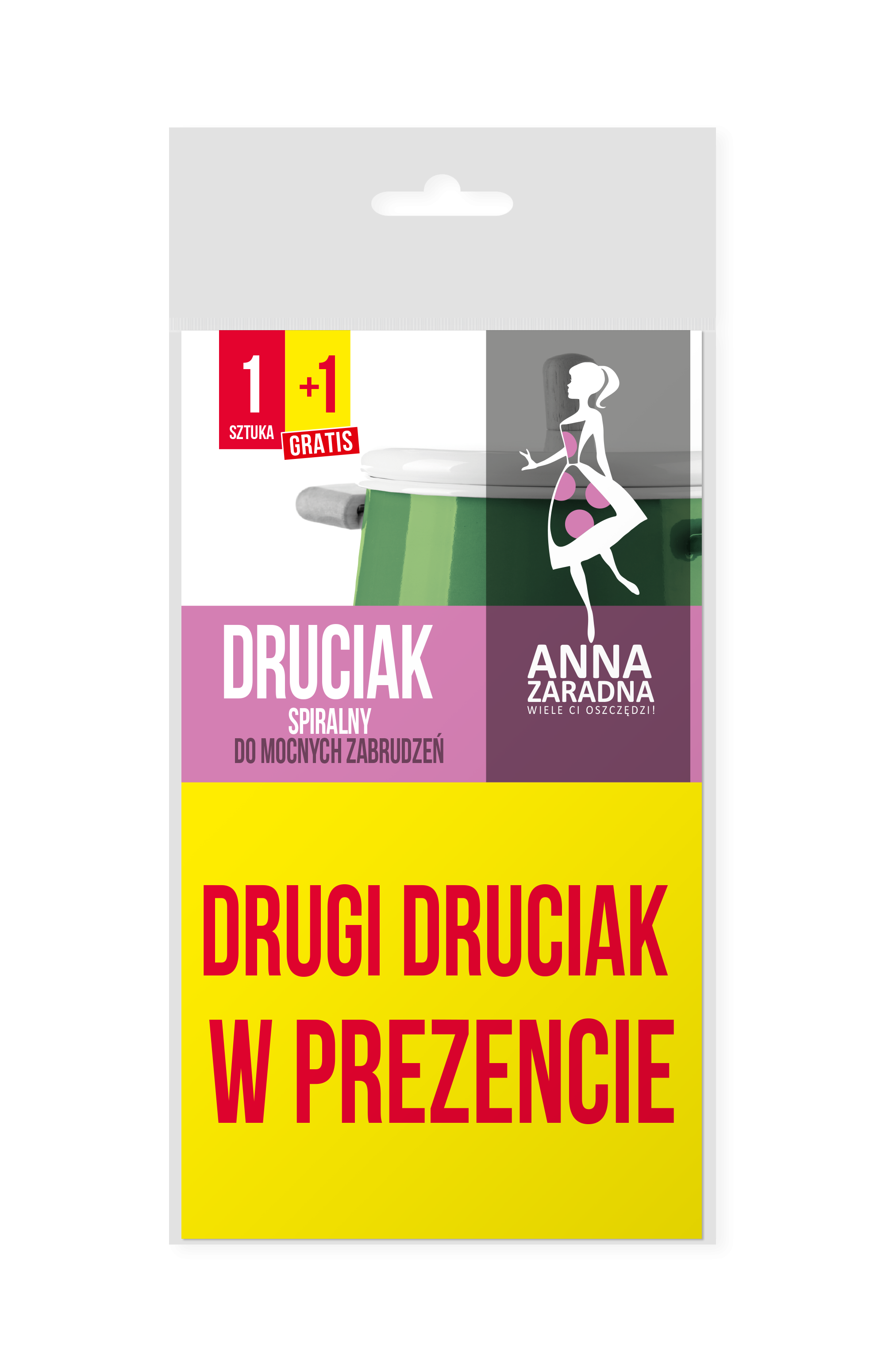 AnnaZar druciak spiralny 1+1 gratis