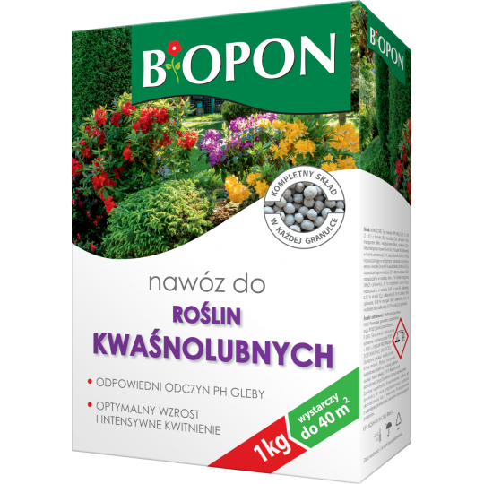 Biopon nawóz rośliny kwaśnolubne 1kg