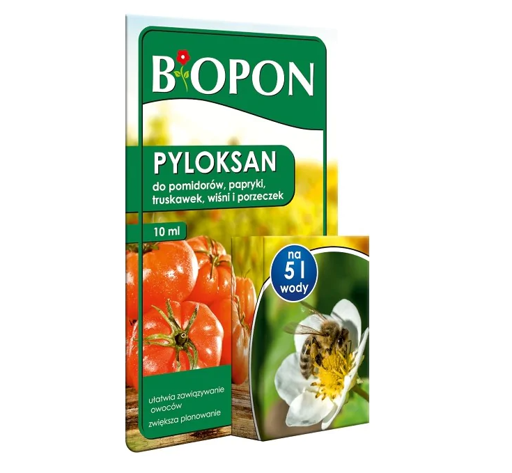 Biopon pyloksan 10ml ułatwia zawiązywanie owoców