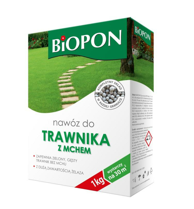 Biopon nawóz trawnik z mchem   1kg