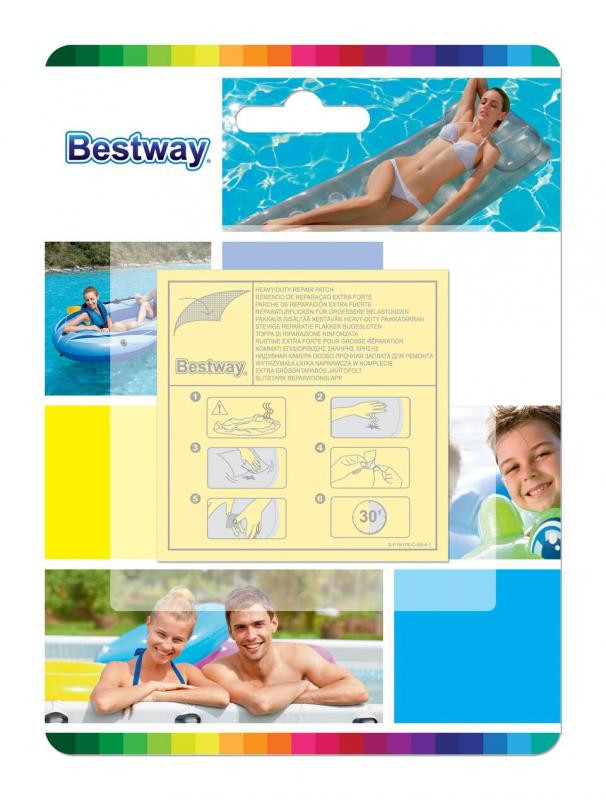 Bestway Zestaw naprawczy 10szt 6.5x6.5cm