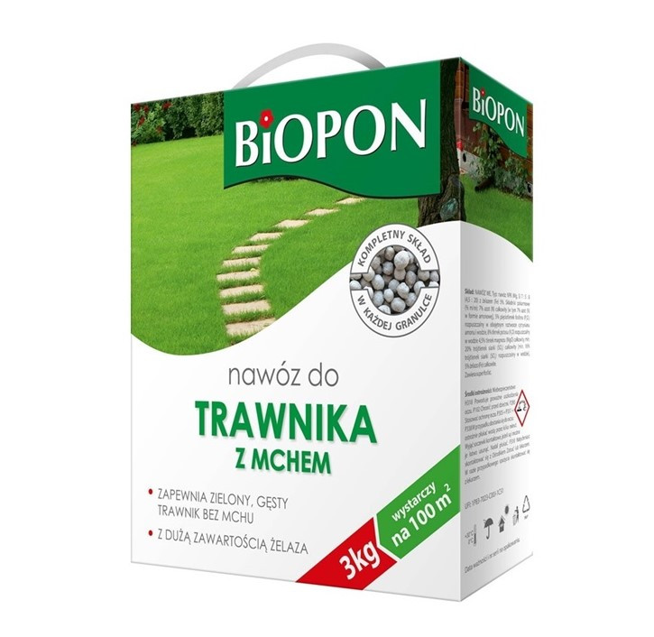 Biopon nawóz trawnik z mchem   3kg