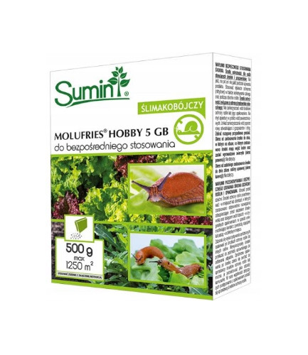 Sumin Molufries zwalcza ślimaki 5GB 500g L222625SUM2E08 Dp.04.2022r.