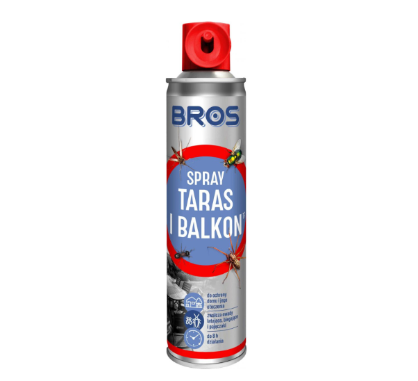 Bros spray na owady taras i balkon 350ml