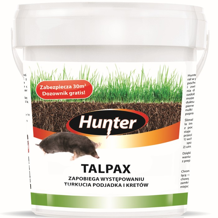 Hunter talpax BIO 1.2kg na turkucia podjadka i kreta