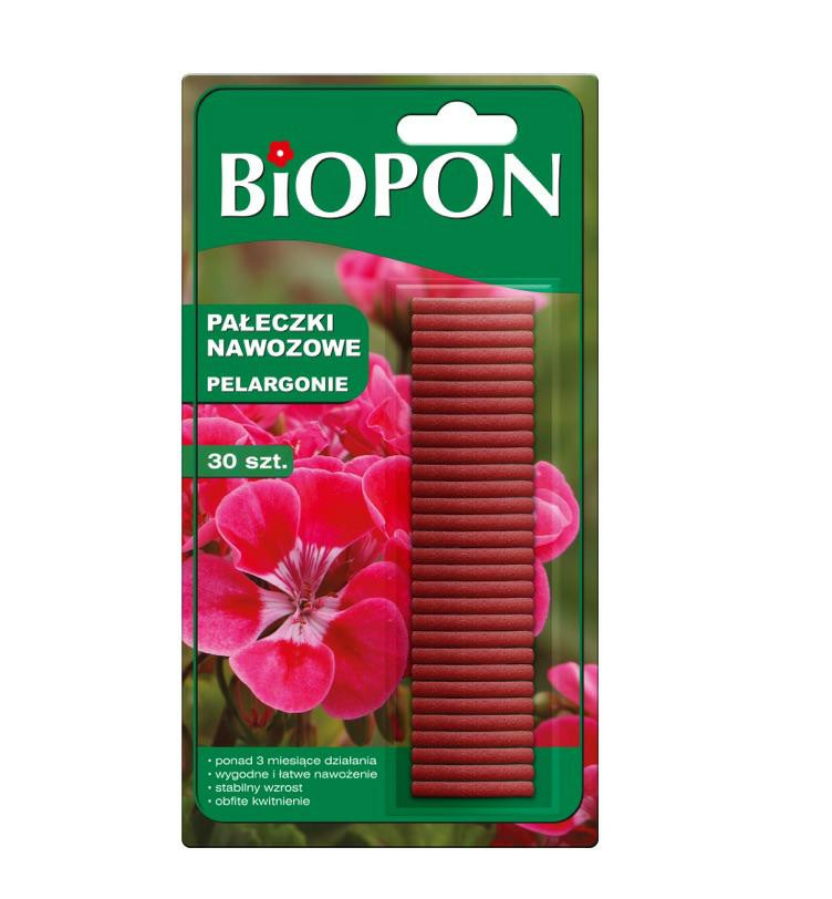 Biopon pałeczki nawozowe pelargonia