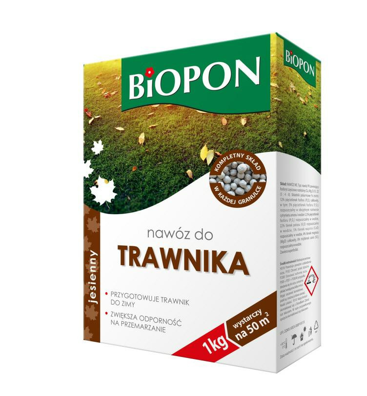 Biopon nawóz jesienny trawnik 1kg